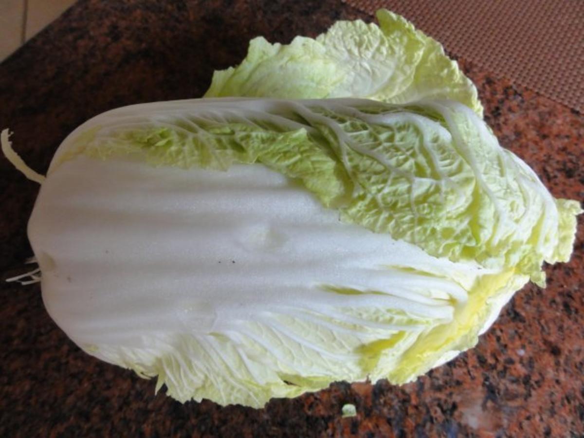 Gemüse:   CHINAKOHL  pikant abgeschmeckt - Rezept - Bild Nr. 2