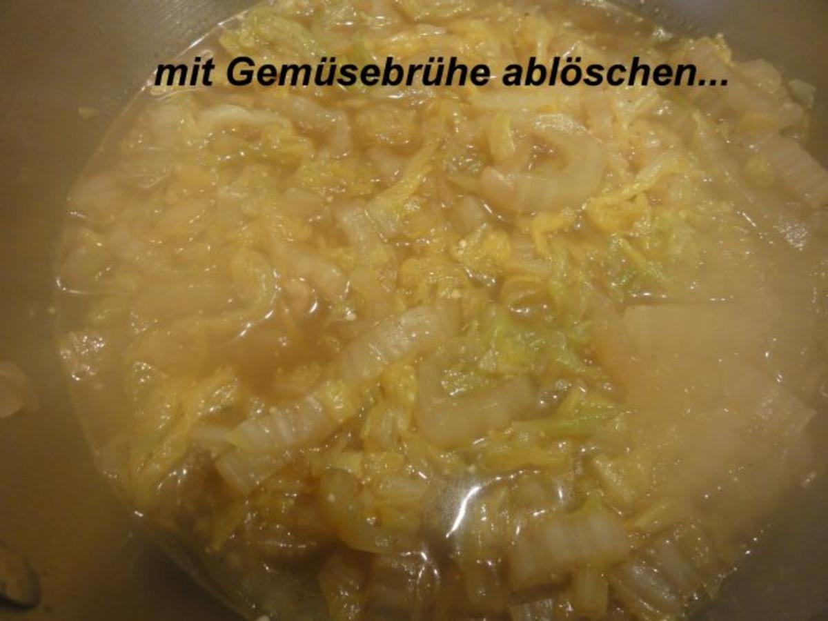 Gemüse:   CHINAKOHL  pikant abgeschmeckt - Rezept - Bild Nr. 6