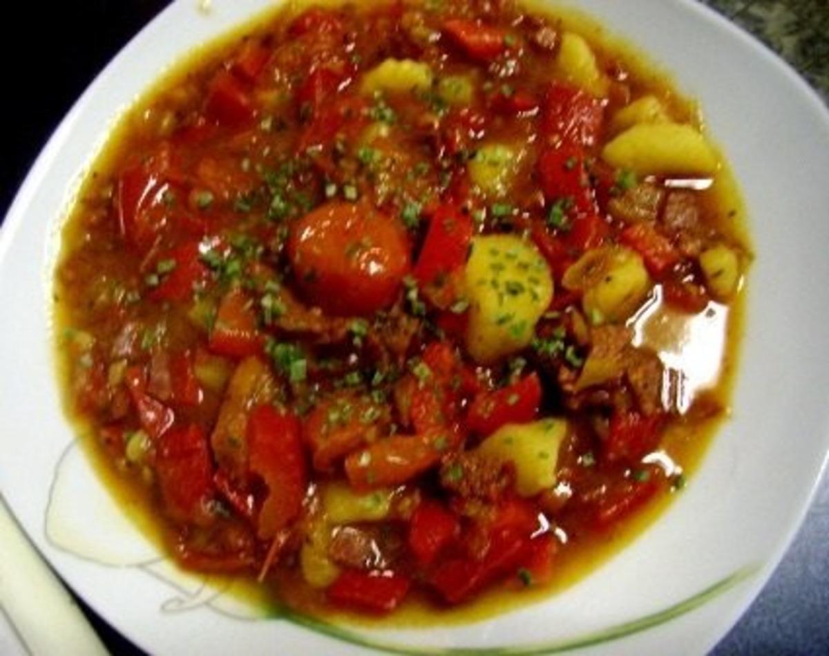 Tomaten-Paprika-Topf - Rezept