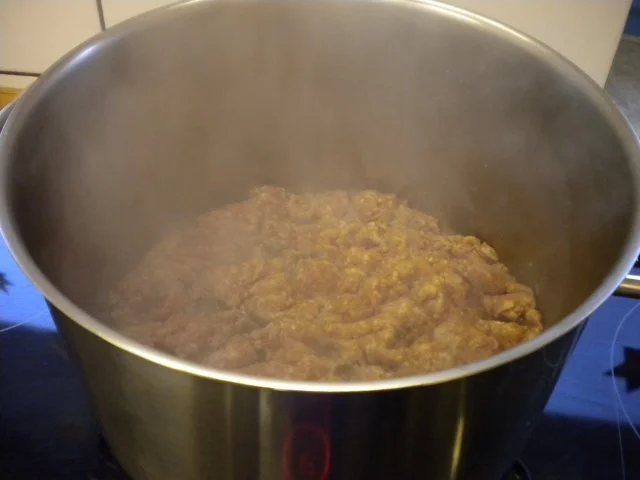 Möhreneintopf mit Kartoffeln und Bratwurstbrät - Rezept - Bild Nr. 7