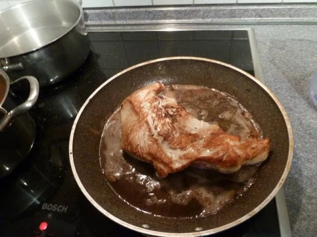 Zwiebelrostbraten von der Pute - Rezept