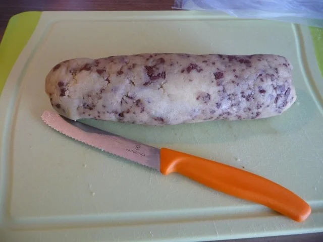 Plätzchen : Sandplätzchen mit Schokoraspeln - Rezept - Bild Nr. 2