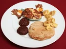 Bananen-Pancakes mit Erdnuss-Eis - Rezept