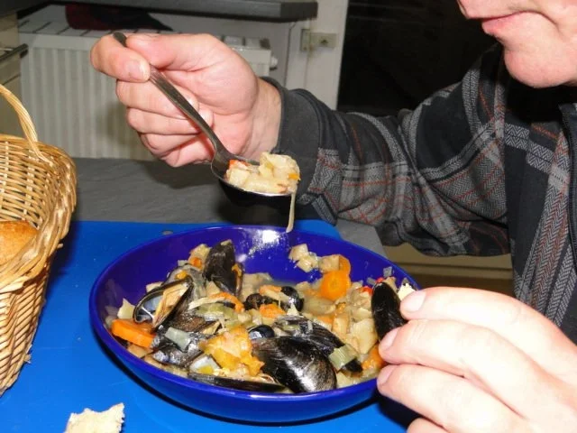 Nordseemuscheln nach meiner Art - Rezept