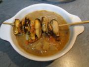 Resteessen:   Muschelsuppe - Rezept
