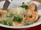 Warmer Glasnudelsalat mit Garnelen (Frauen) - Rezept