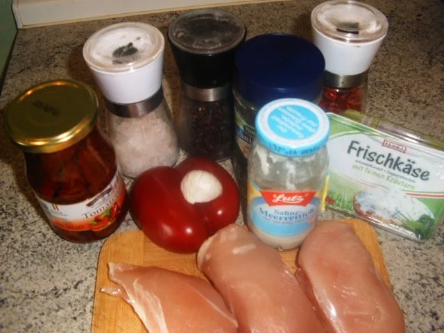 Rezept: gefüllte Hähnchenbrust Bild Nr. 2 gefüllte Hähnchenbrust - Rezept - Bild Nr. 2