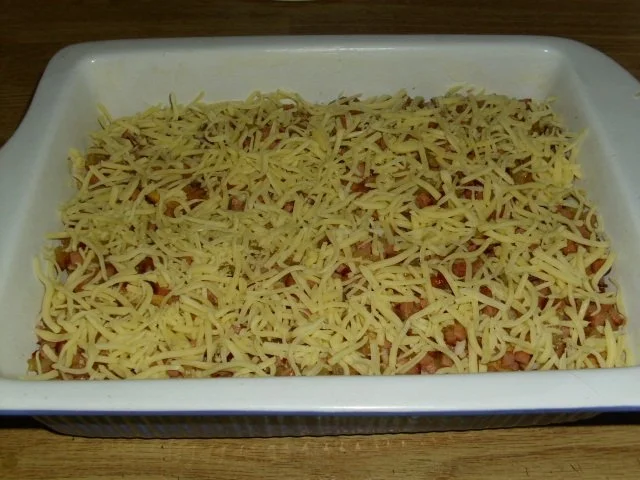 Rezept: Wurst Scheiterhaufen Bild Nr. 2 Wurst Scheiterhaufen - Rezept - Bild Nr. 2