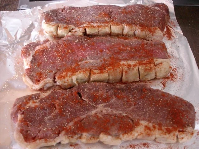 Zwiebelrostbraten mit Rotkohl und Semmelknödel und/oder bömischen Knödel - Rezept - Bild Nr. 7