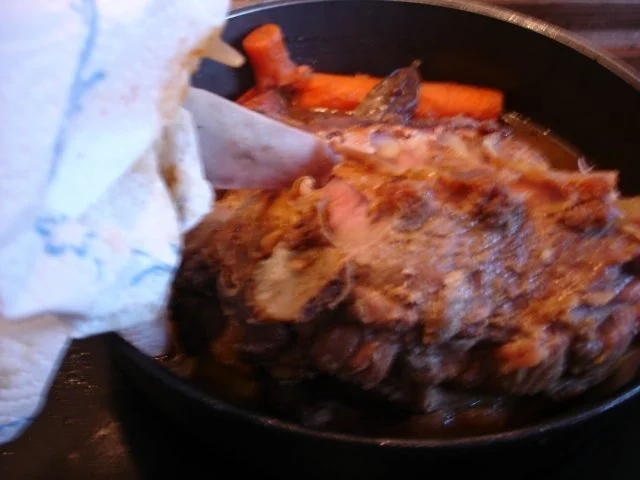 Gefüllte Brustspitze mit Knödel, Gemüse und Sauce - Rezept - Bild Nr. 21