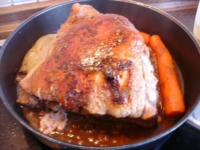 Gefüllte Brustspitze mit Knödel, Gemüse und Sauce - Rezept - Bild Nr. 20