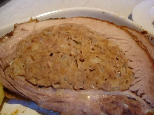 Gefüllte Brustspitze mit Knödel, Gemüse und Sauce - Rezept - Bild Nr. 32