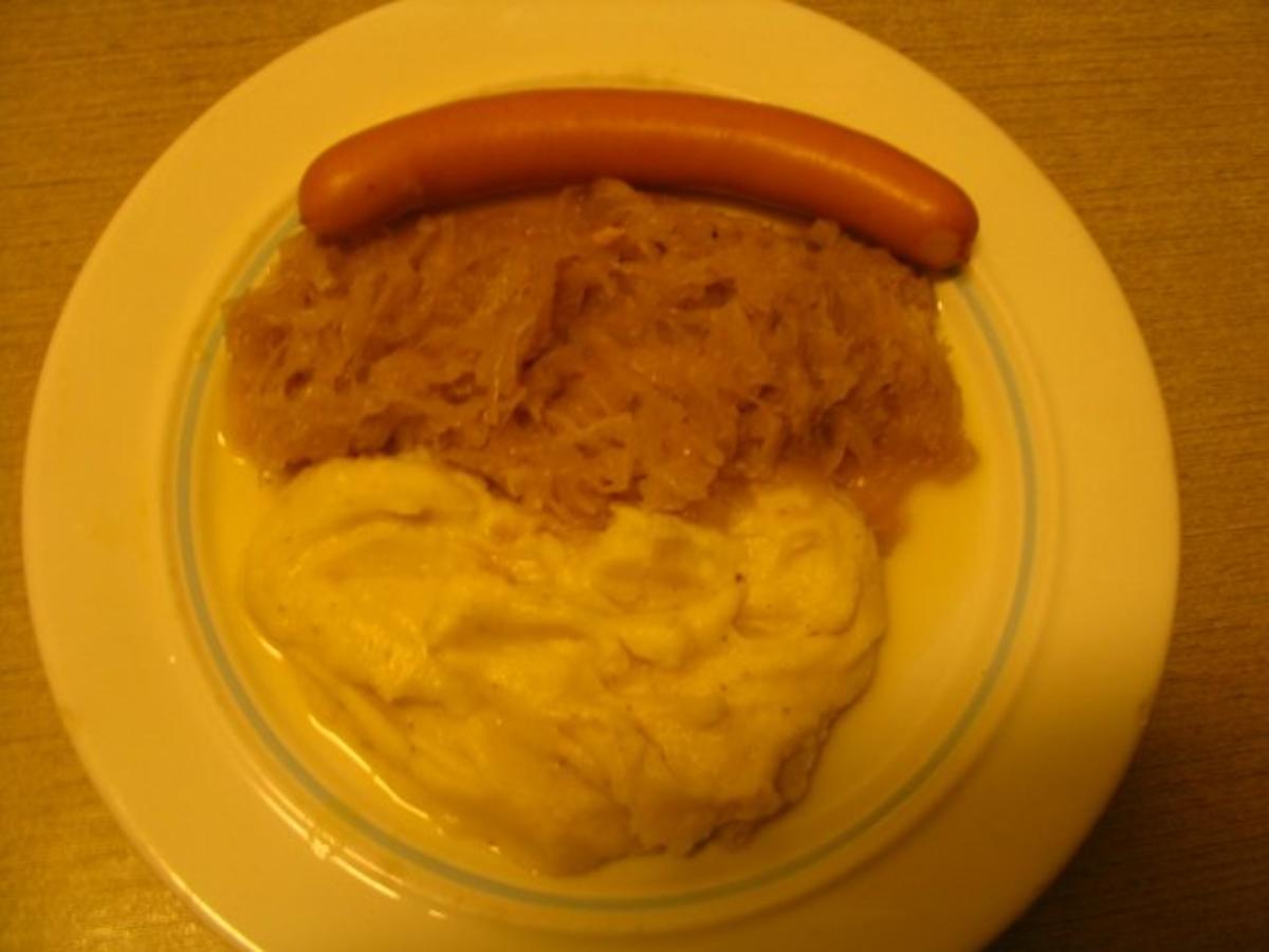 monni`s Sauerkraut mit Würstel - Rezept von monni
