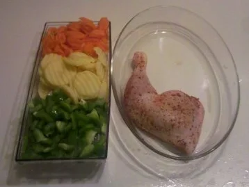 Rezept: Geflügel: Harissa-Hähnchen mit Backofengemüse Bild Nr. 3 Geflügel: Harissa-Hähnchen mit Backofengemüse - Rezept - Bild Nr. 3