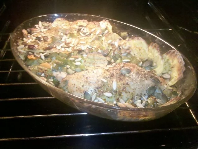 Rezept: Geflügel: Harissa-Hähnchen mit Backofengemüse Bild Nr. 5 Geflügel: Harissa-Hähnchen mit Backofengemüse - Rezept - Bild Nr. 5