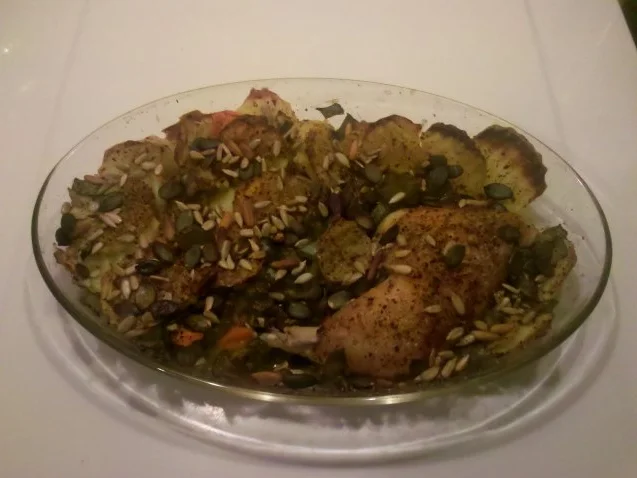 Rezept: Geflügel: Harissa-Hähnchen mit Backofengemüse Bild Nr. 6 Geflügel: Harissa-Hähnchen mit Backofengemüse - Rezept - Bild Nr. 6