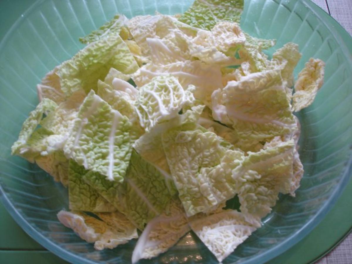 Kotelett mit Kartoffeln und angebratenem Wirsing - einfach - von MausVoh