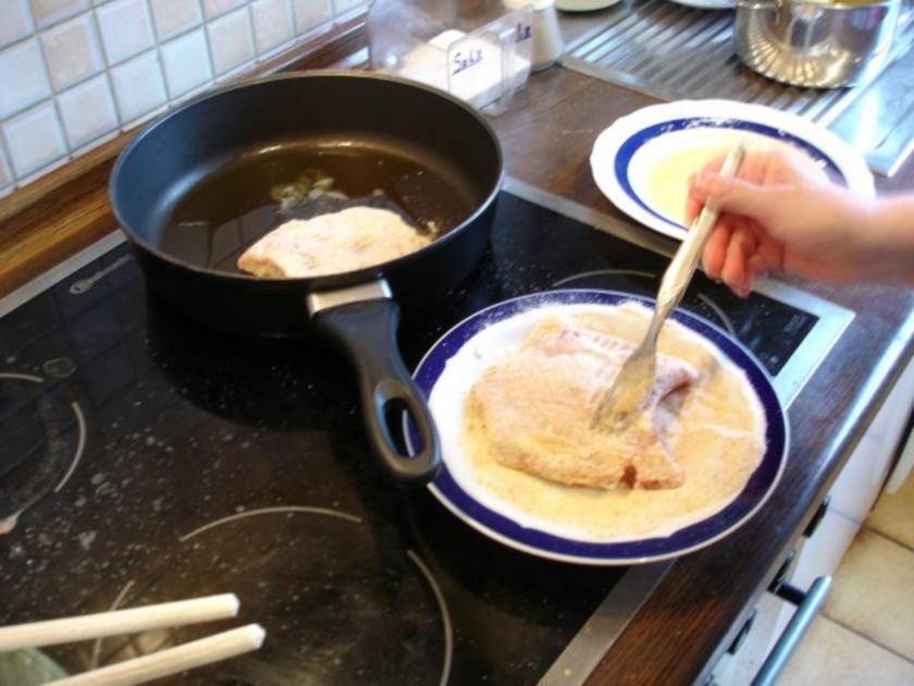 Kotelett mit Kartoffeln und angebratenem Wirsing - einfach - von MausVoh