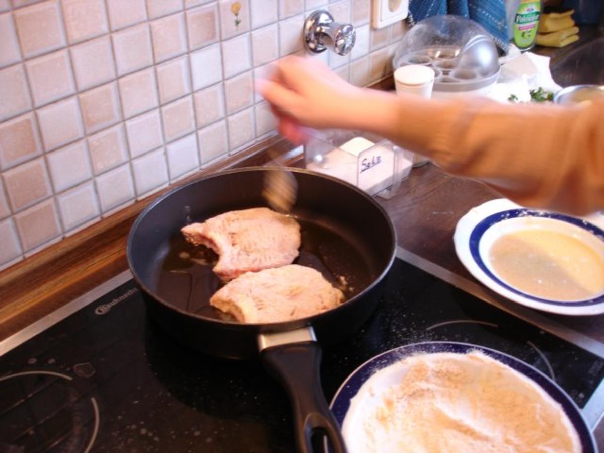 Kotelett mit Kartoffeln und angebratenem Wirsing - Rezept - Bild Nr. 11