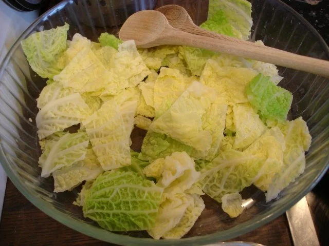 Kotelett mit Kartoffeln und angebratenem Wirsing - Rezept - Bild Nr. 5