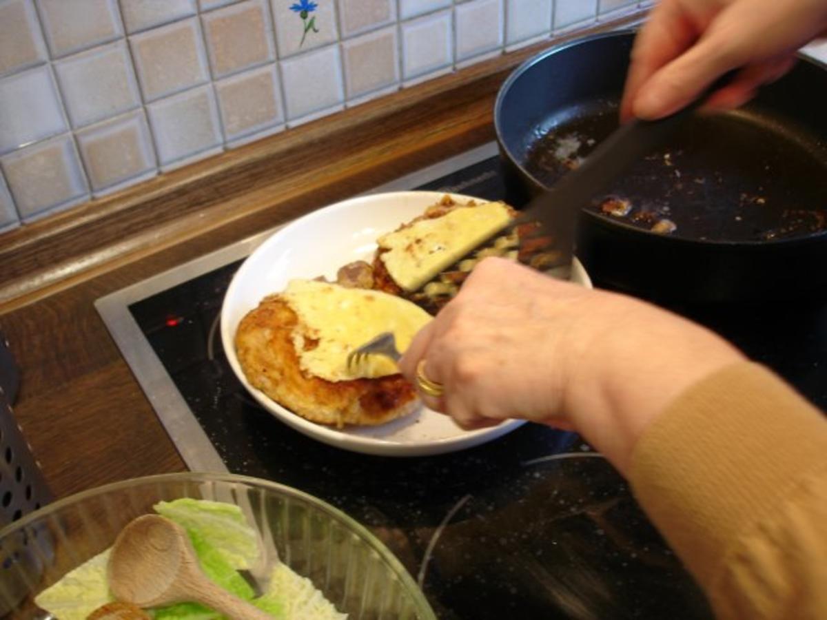 Kotelett mit Kartoffeln und angebratenem Wirsing - Rezept - Bild Nr. 17