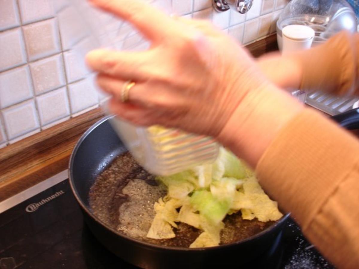 Kotelett mit Kartoffeln und angebratenem Wirsing - Rezept - Bild Nr. 19