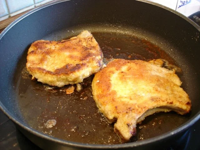 Kotelett mit Kartoffeln und angebratenem Wirsing - Rezept - Bild Nr. 14