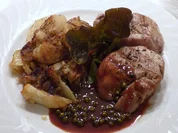 Vom Wildschwein – Fond, zur Grüne - Pfeffer – Soße........ - Rezept