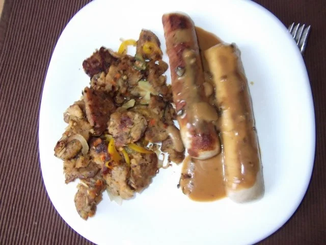 Rezept: Schnelle Restepfanne Dieter´s Art Schnelle Restepfanne Dieter´s Art - Rezept