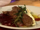 Gewürzlamm an Rote Bete Carpaccio & Frischkäse-Creme (Frauen) - Rezept