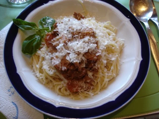 Rezept: Gemüse Bolognese mit Spaghetti Gemüse Bolognese mit Spaghetti - Rezept