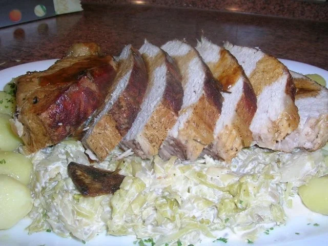 Kotelettbraten am Stück, mit Spitzkohl und Kartöffelchen (leckere Hausmannskost) - Rezept - Bild Nr. 3