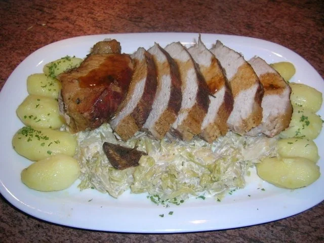 Kotelettbraten am Stück, mit Spitzkohl und Kartöffelchen (leckere Hausmannskost) - Rezept - Bild Nr. 4