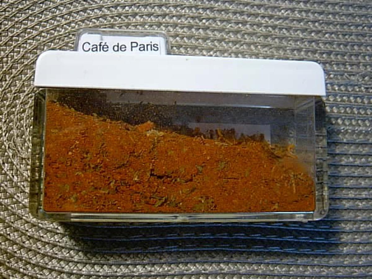 Café de Paris  -  Gewürzmischung für Kräuterbutter / Pfefferbutter - Rezept