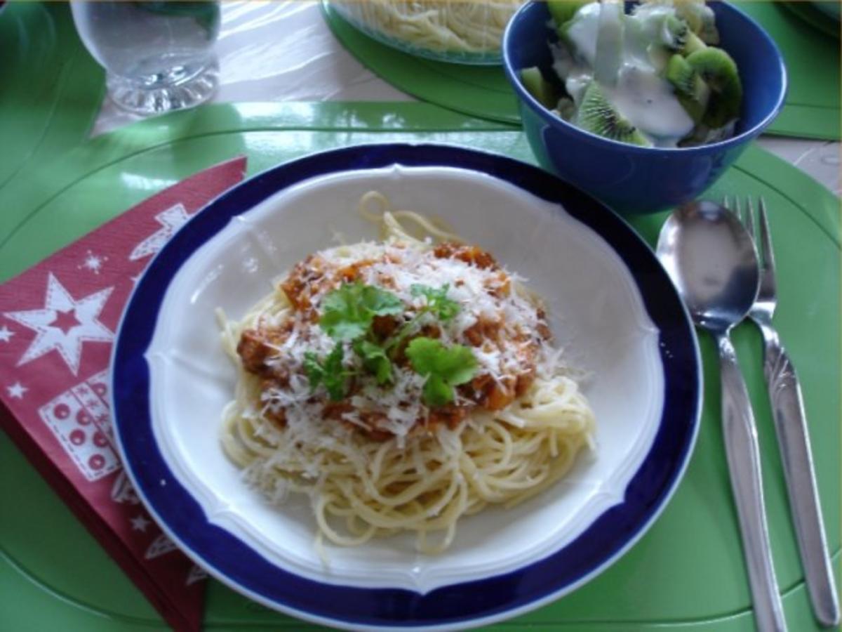 Spaghettini – Bolognese - Rezept