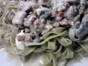 Käse-Pilz-Sosse - Rezept