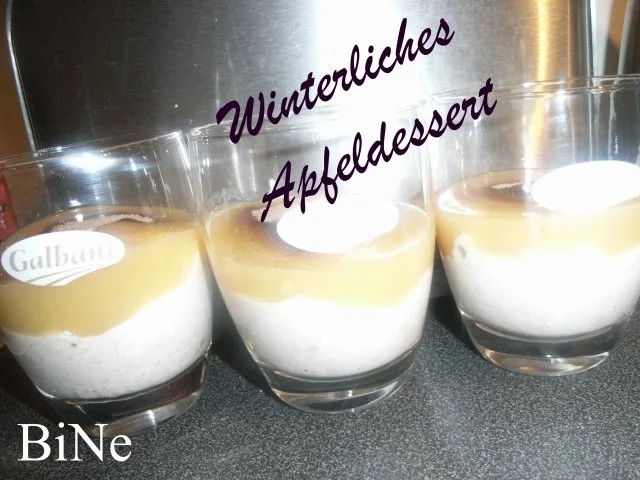 Rezept: BiNe` S WINTERLICHES APFELDESSERT BiNe` S WINTERLICHES APFELDESSERT - Rezept
