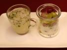 Weiße Schokocrème mit Weintrauben - Rezept