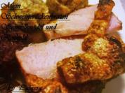 Mein Schweinerückenbraten an Semmelknödel und Rotkohl - Rezept