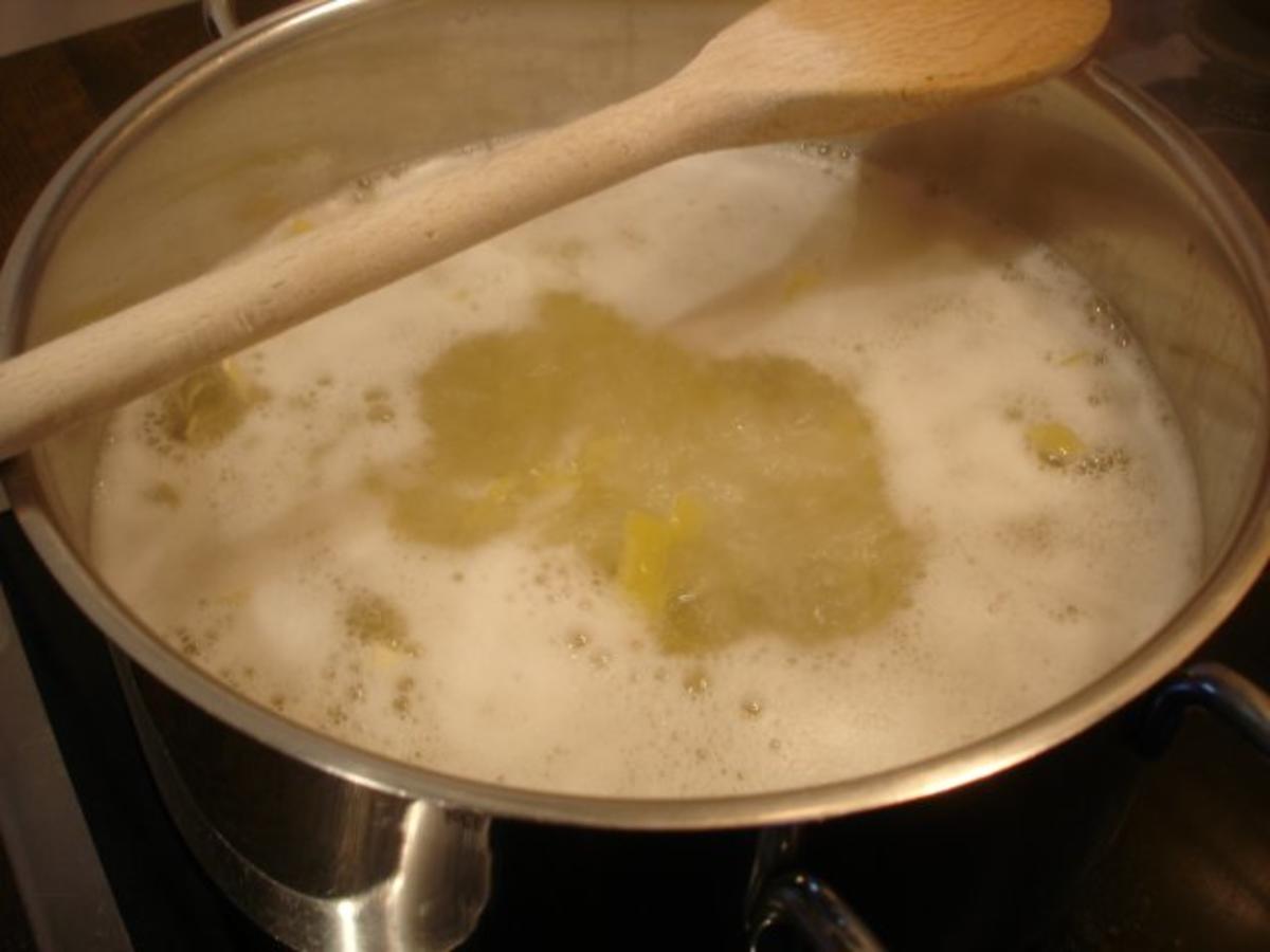 Gorgonzola-Sauce mit Nudeln - Rezept - Bild Nr. 17