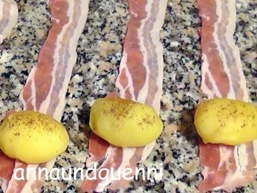 Rumpsteak mit Baconkartoffeln und winterlichem Linsengemüse und Rotweinsauce - Rezept - Bild Nr. 4