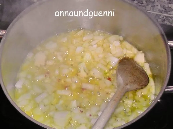 Rumpsteak mit Baconkartoffeln und winterlichem Linsengemüse und Rotweinsauce - Rezept - Bild Nr. 7