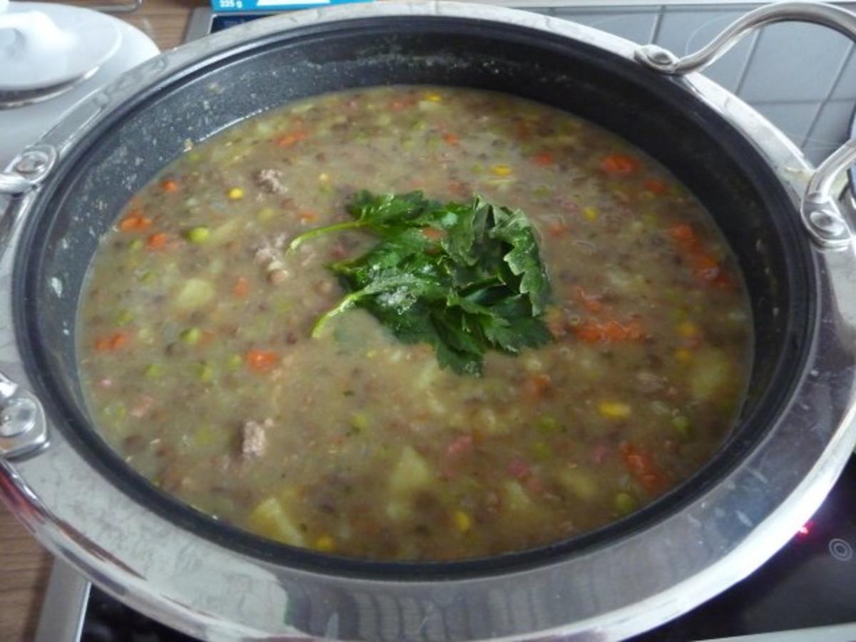 Suppen & Eintopf : Linsen mit Fleischklopse - Rezept - Bild Nr. 2