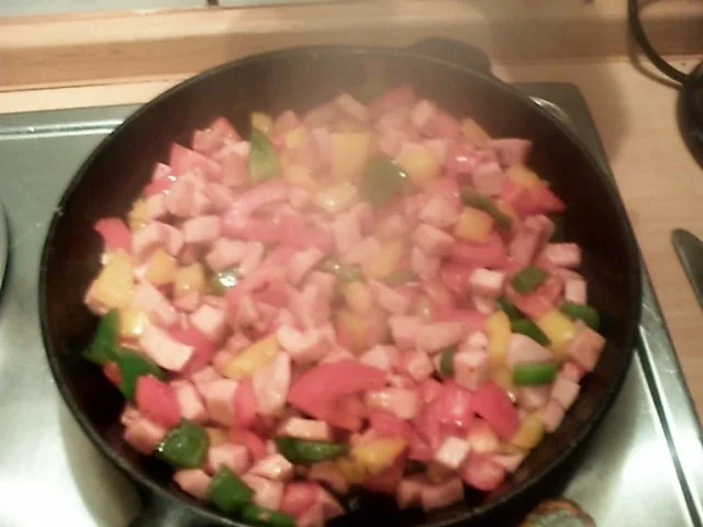 Buntes Rührei mit Parmesan - Rezept - Bild Nr. 7