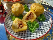 Rezept: Kalorienarme Ofenkartoffel mit Hackfleisch Bild Nr. 15592 Kalorienarme Ofenkartoffel mit Hackfleisch - Rezept - Bild Nr. 15592