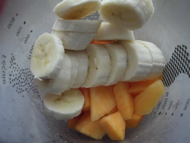 Rezept: Kaki-Bananen-Sorbet Bild Nr. 3 Kaki-Bananen-Sorbet - Rezept - Bild Nr. 3