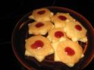 Makronen-Mürbeteig-Sterne - Rezept