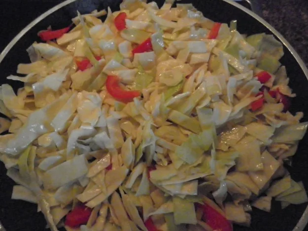 Hähnchen - Krautpfanne ... - Rezept - Bild Nr. 4