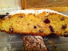 Cranberry-Quark-Stollen - Rezept