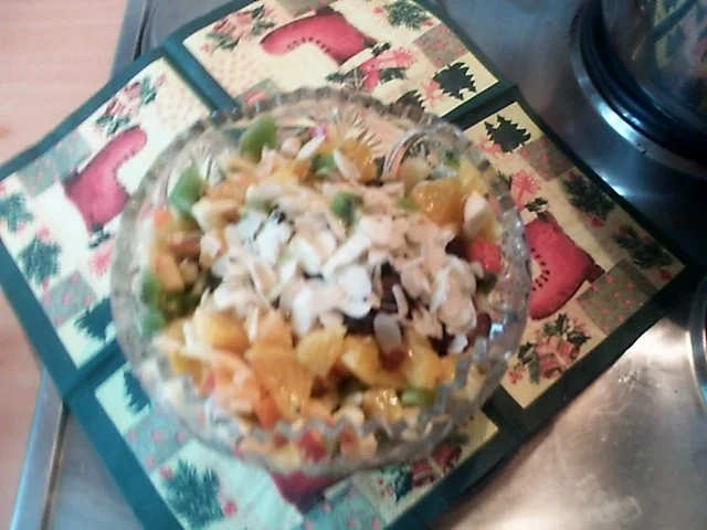 Rezept: Adventlicher Obstsalat mit Biss Bild Nr. 4 Adventlicher Obstsalat mit Biss - Rezept - Bild Nr. 4